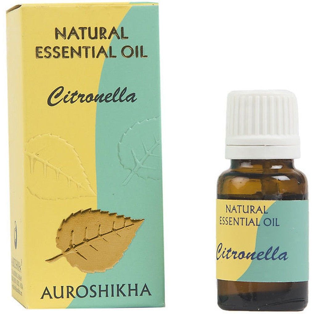 10 ml Auroshikha Essential Oil - Citronella, SKU H06-108-AO-CT, UPC 700317395744