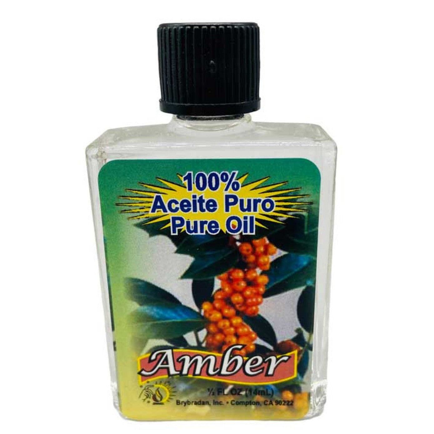 1/2 oz Brybradan Spiritual Oil - Pure Amber, SKU RM-4065694, UPC 700317361305