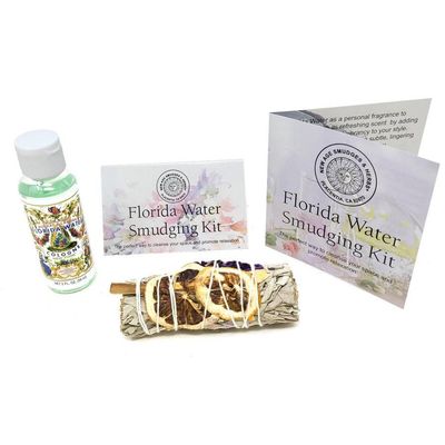 Florida Water Smudging Kit, SKU FW-Kit-01, UPC 700317311119