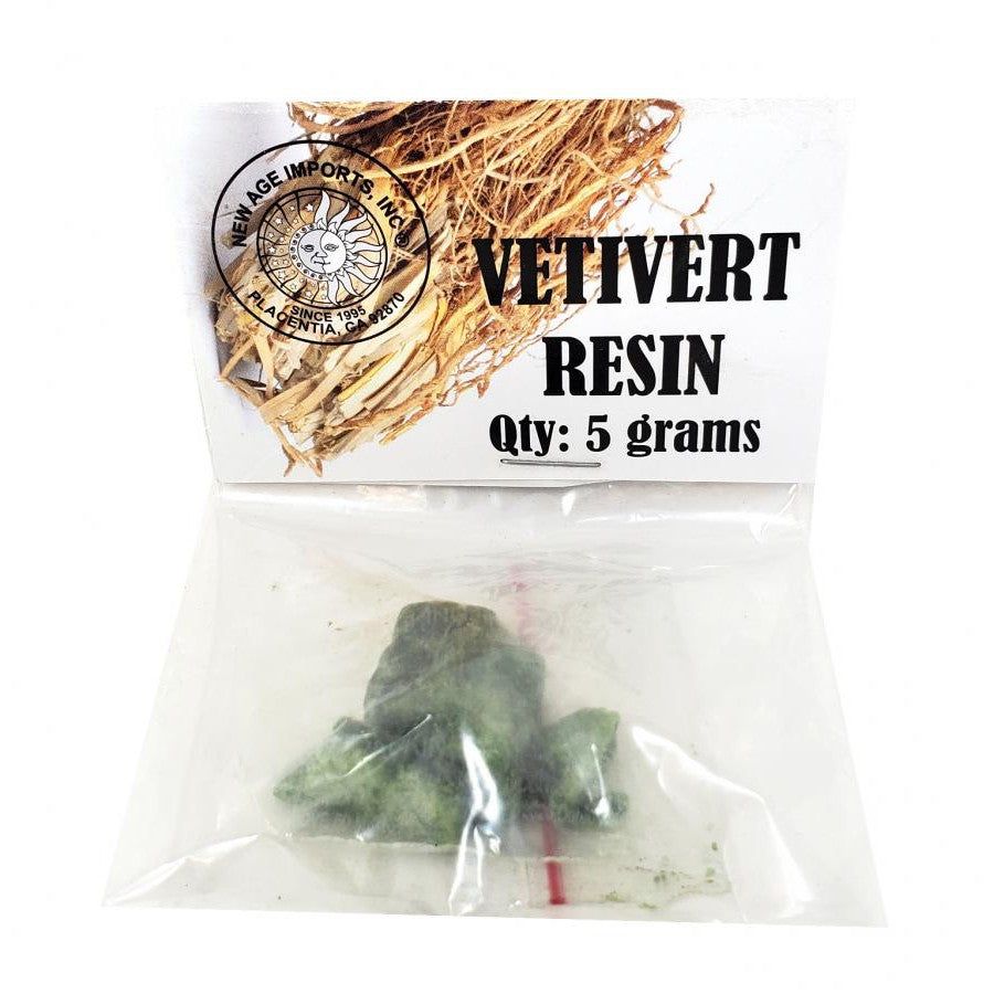 Vetivert Resin 5 Grams, SKU H07-097-VV05, UPC 700317313885