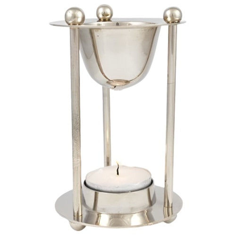 5&quot; Hourglass Shaped Metal Oil Diffuser, SKU I03-060-OBC, UPC 700317384526
