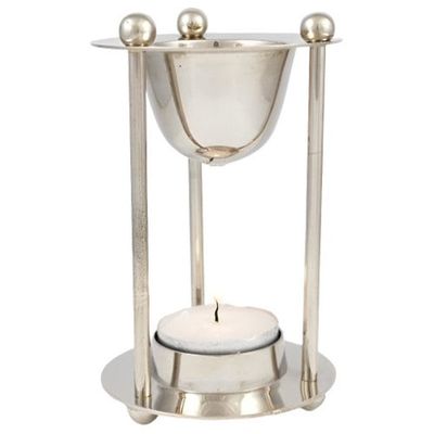 5&quot; Hourglass Shaped Metal Oil Diffuser, SKU I03-060-OBC, UPC 700317384526