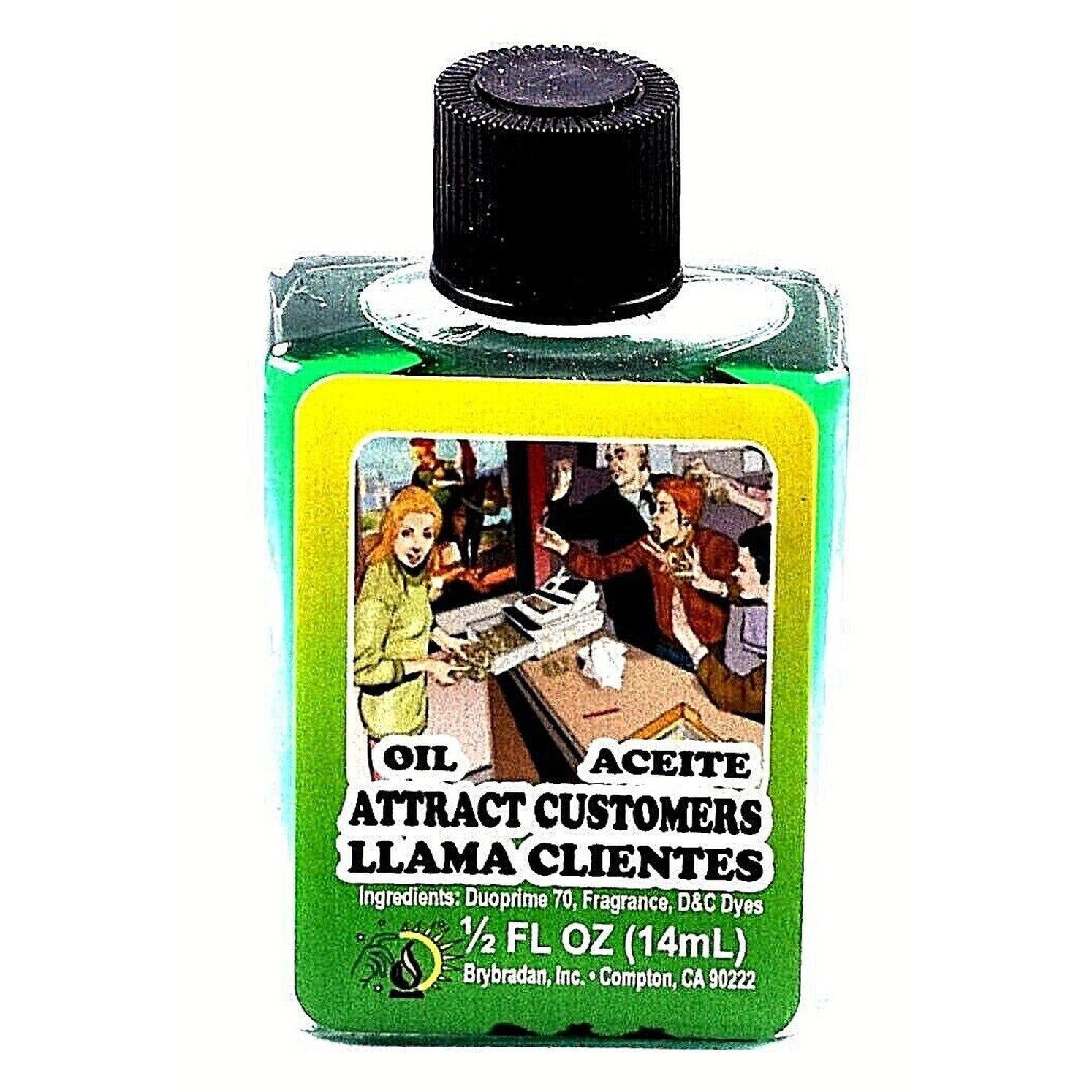 1/2 oz Brybradan Spiritual Oil - Attract Customers, SKU RM-287534, UPC 700317361817