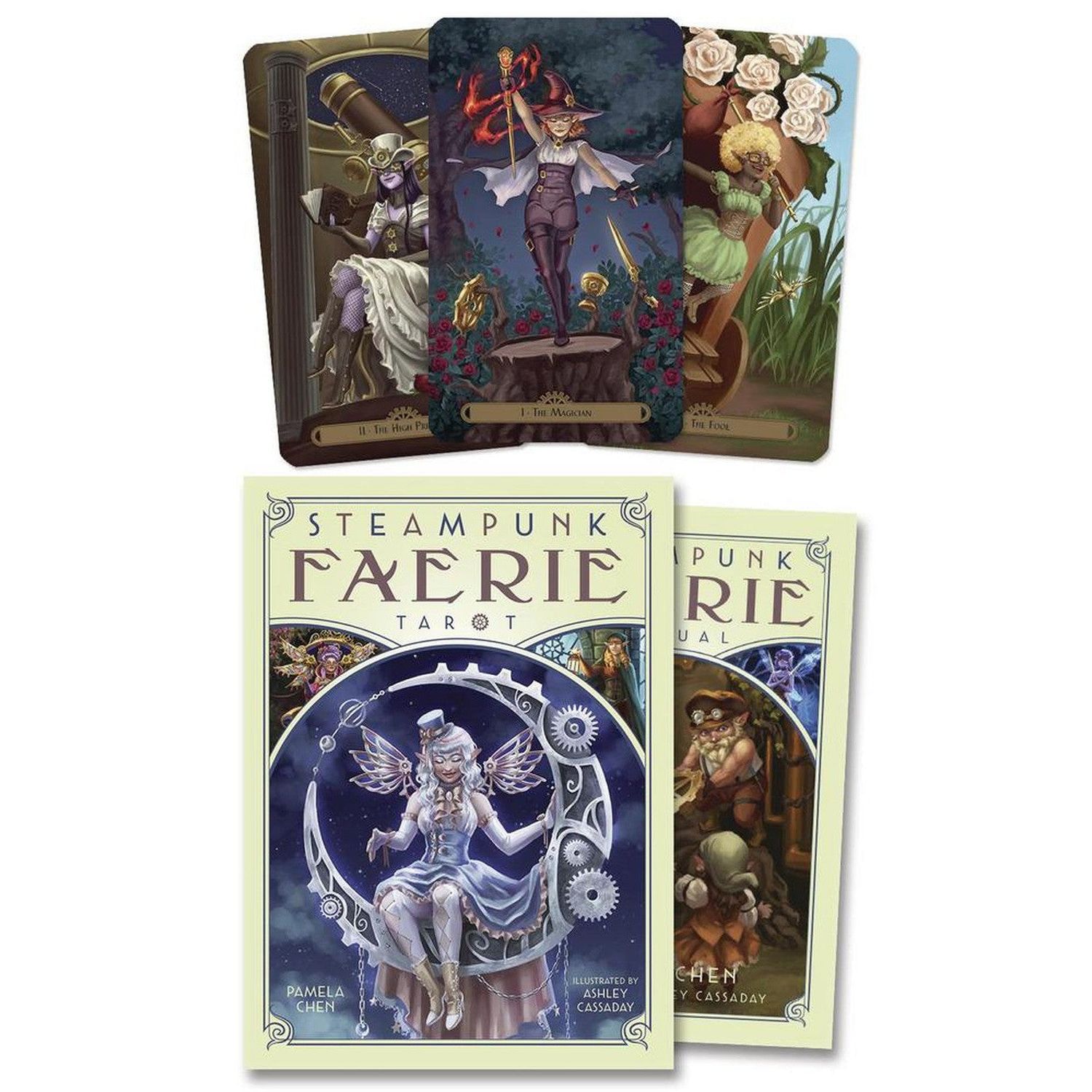 Steampunk Faerie Tarot by Pamela Chen, Ashley Cassaday, SKU LW2323, UPC 700317388869
