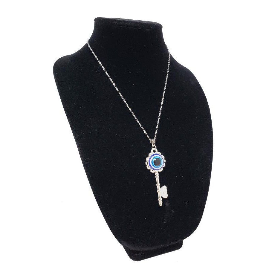 Lucky Evil Eye Key Necklace, SKU TKE-10, UPC 700317309536