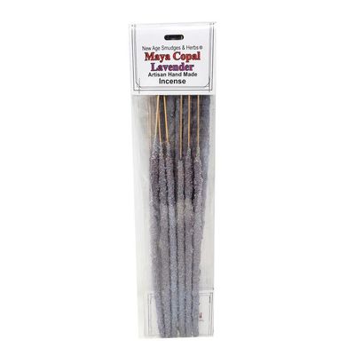 Artisan Handmade Resin &amp; Herb Incense Sticks - Maya Copal &amp; Lavender (6 Pack), SKU RI34, UPC 700317…