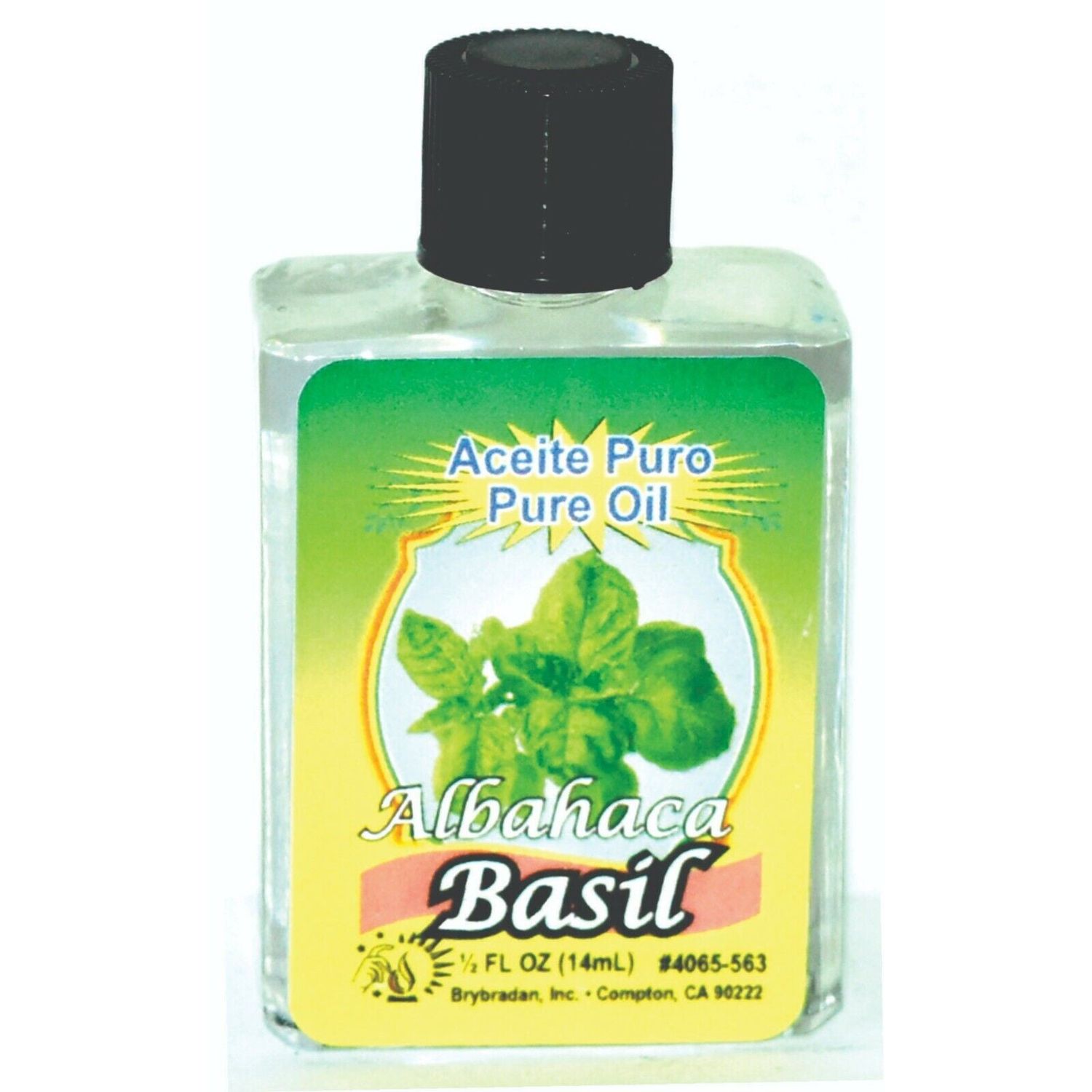 1/2 oz Brybradan Spiritual Oil - Pure Basil, SKU RM-4065055, UPC 700317361329