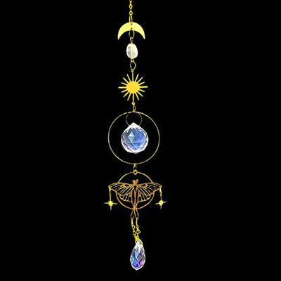 14&quot; Sun Catcher - Dragonfly Prism, SKU SCWH-23, UPC 700317417507