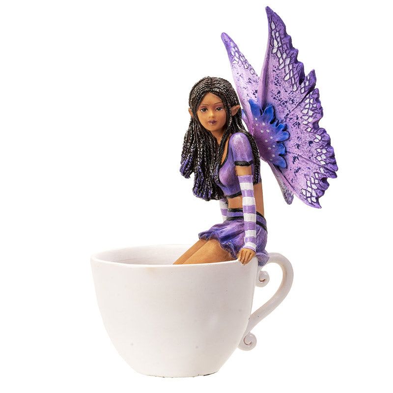 6.75&quot; Amy Brown Fairy Statue - Tea Fairy, SKU PG-15467, UPC 700317413165