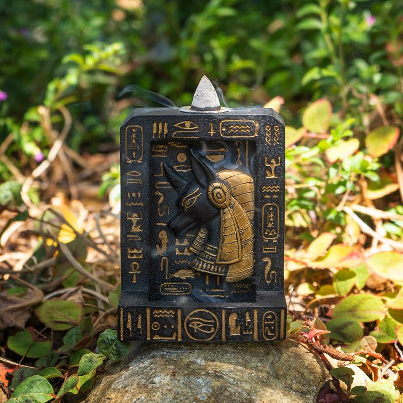 Anubis Backflow Incense Burner, SKU PG-15396, UPC 700317355373