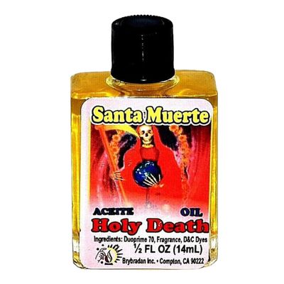 1/2 oz Brybradan Spiritual Oil - Holy Death Yellow, SKU RM-UNK49072, UPC 700317363101