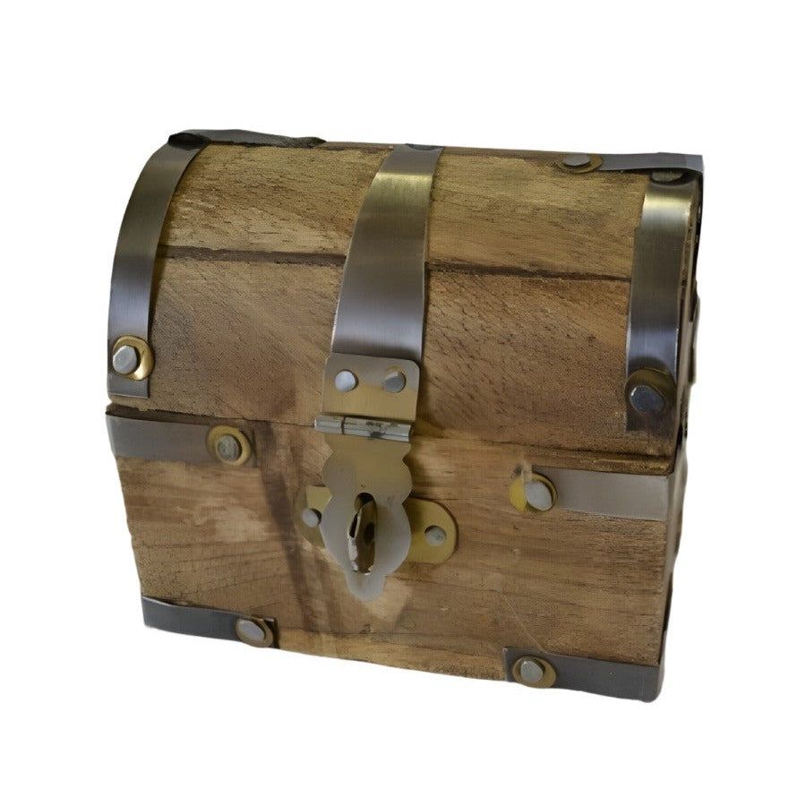 3&quot; x 2.75&quot; Antique Old World Treasure Chest, SKU G05-WBX18, UPC 700317383741
