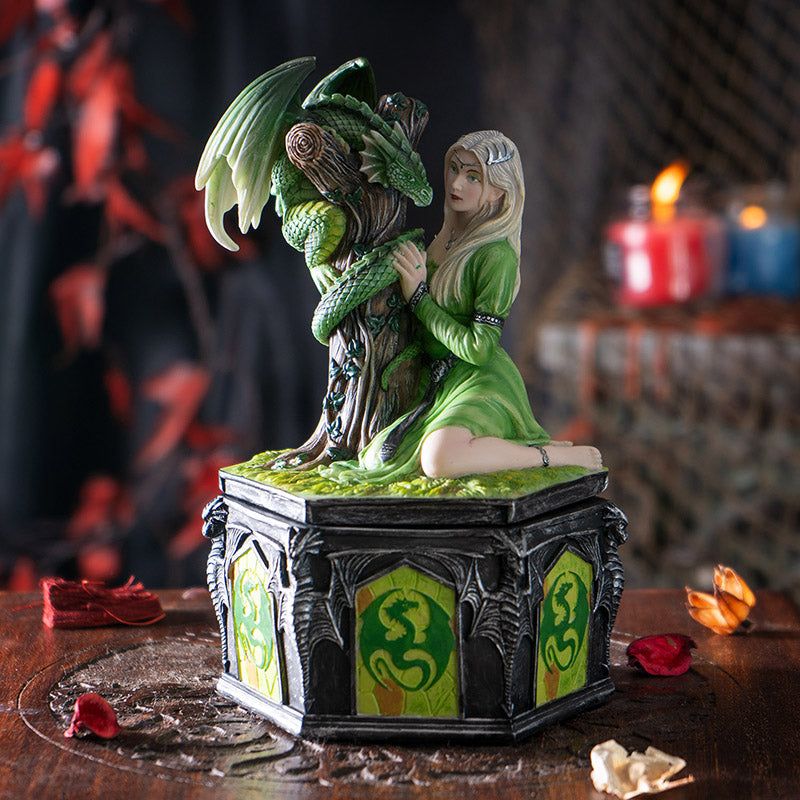 7.50&quot; Anne Stokes Dragon Friendship Summer Display Box, SKU PG-15585, UPC 700317357094