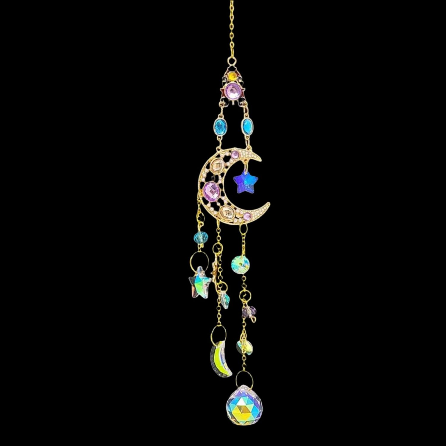 15&quot; Sun Catcher - Jeweled Celestial, SKU T05-99-SCWH-06, UPC 700317381990