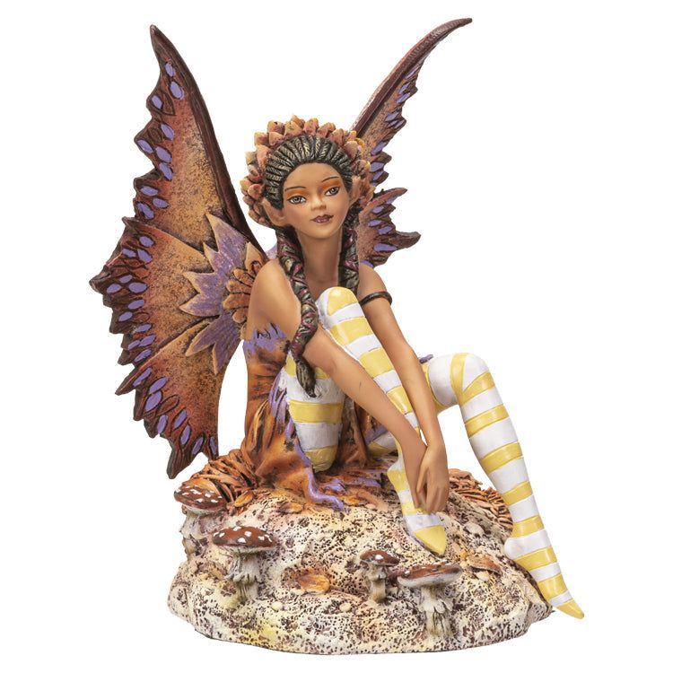 5&quot; Amy Brown Fairy Statue - Autumn Winds, SKU PG-14868, UPC 700317413097