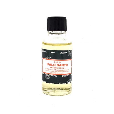 30 ml Satya Fragrance Oil - Palo Santo, SKU SPSOIL30, UPC 700317303114