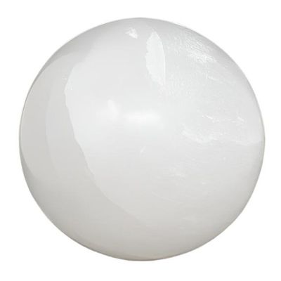 80 mm Gemstone Sphere - Selenite, SKU A02-03-SEL-Sphere-W7, UPC 700317395904