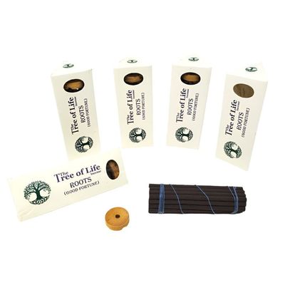 4&quot; The Tree of Life Tibetan Incense Sticks -  Roots (Good Fortune) (5 Packs of 30 Sticks), SKU I10-…