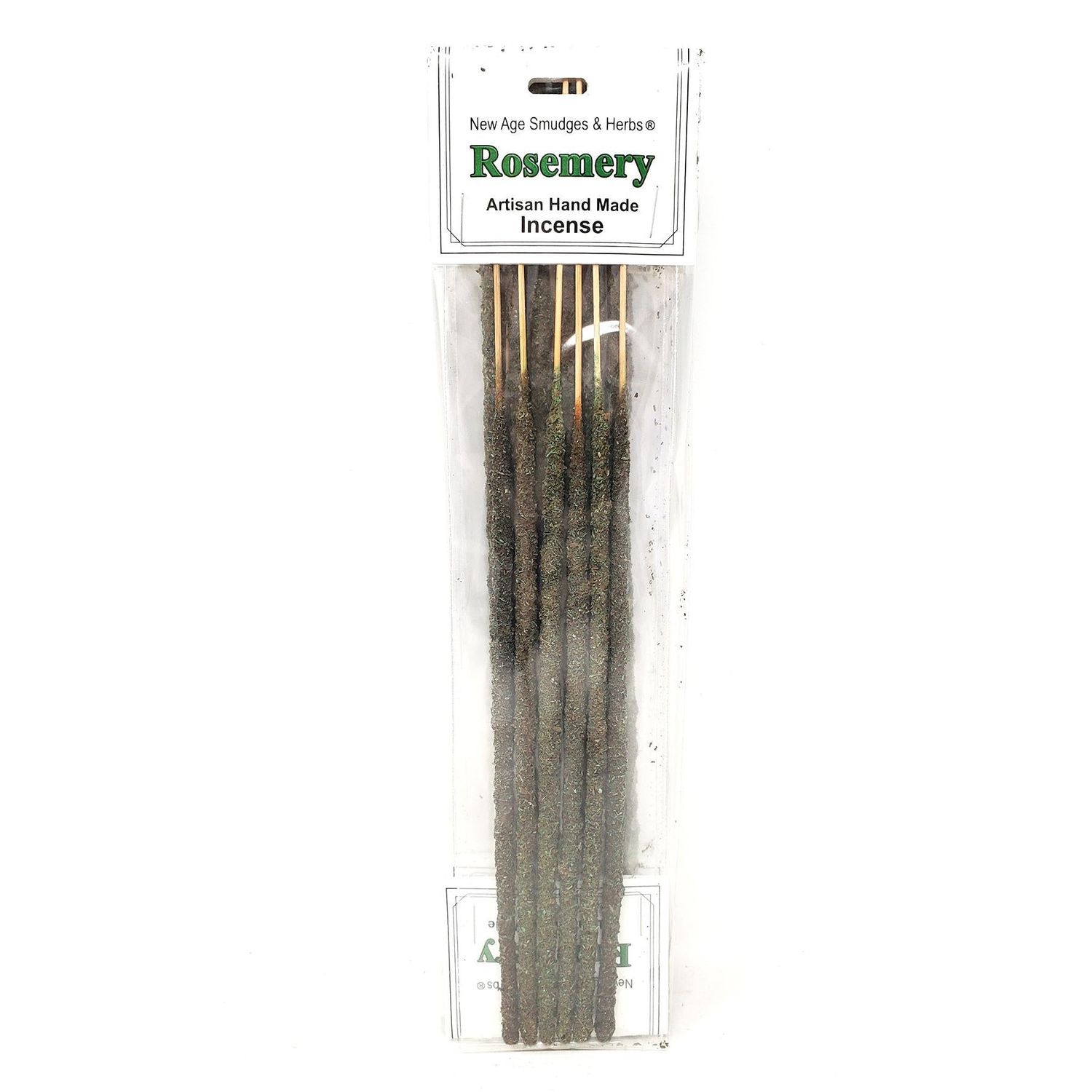 Artisan Handmade Resin &amp; Herb Incense Sticks - Rosemary (6 Pack), SKU RI25, UPC 700317419266