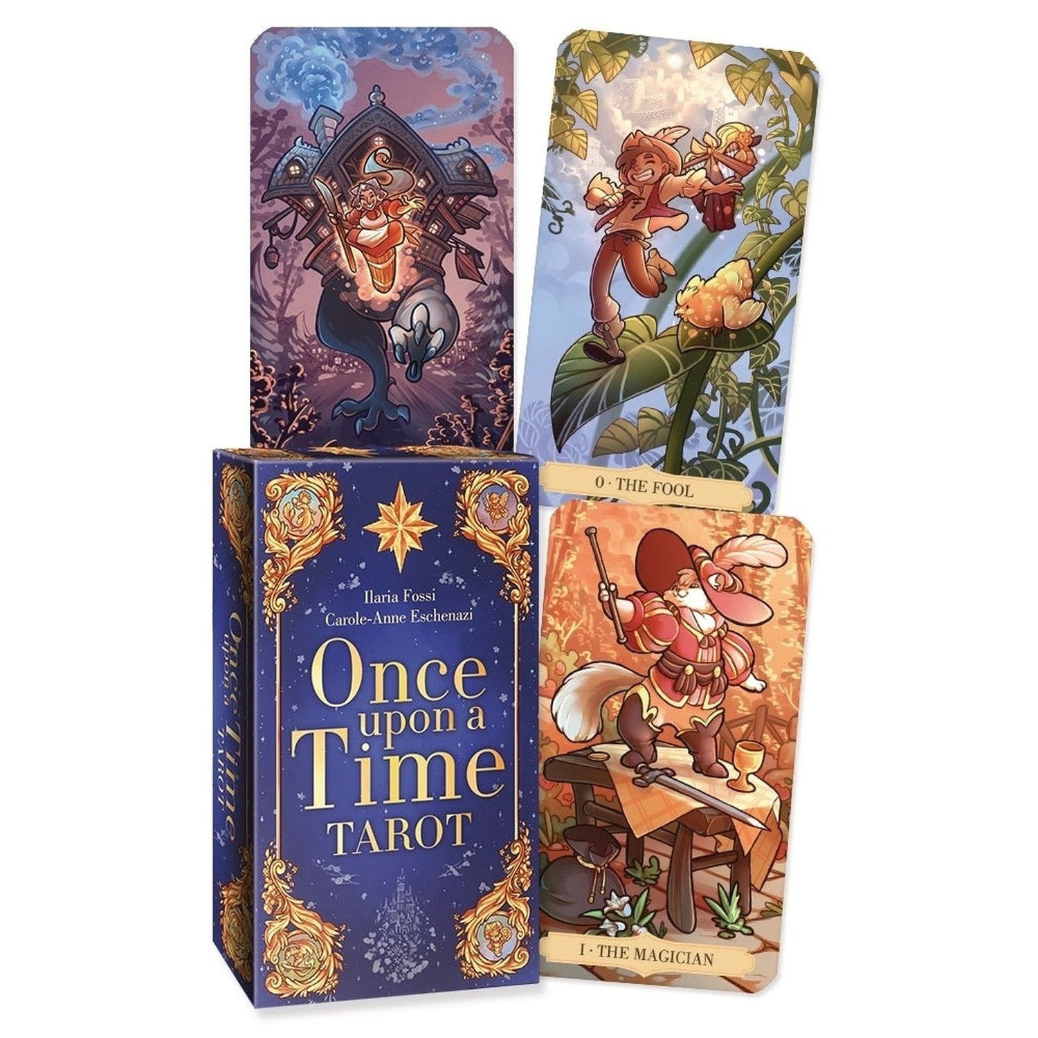 Once Upon a Time Tarot Deck by Carole-Anne Eschenazi, Ilaria Fossi, SKU LW2259, UPC 700317378723