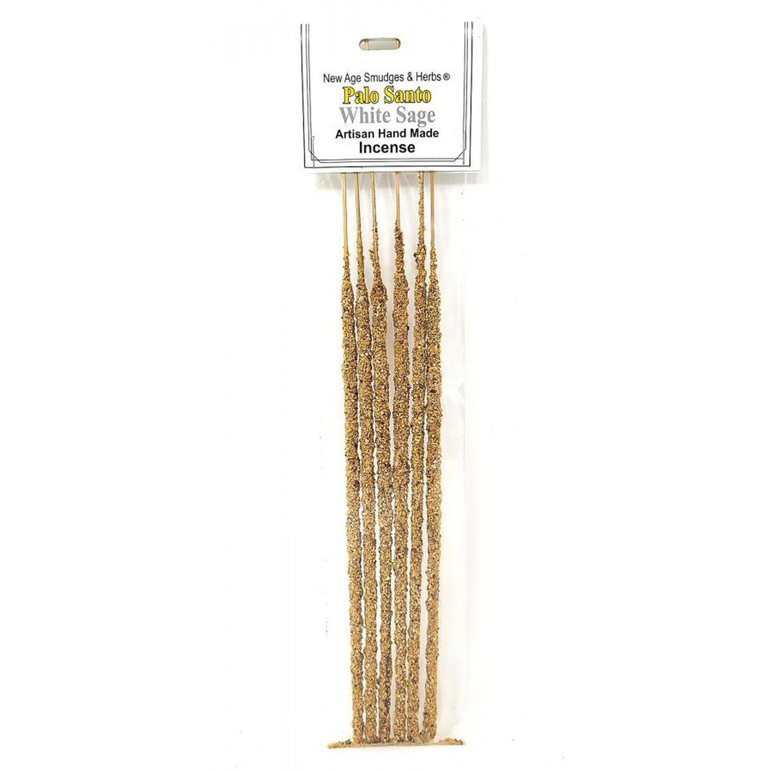 Artisan Handmade Resin &amp; Herb Incense Sticks - Palo Santo &amp; White Sage (6 Pack), SKU RI11, UPC 7003…