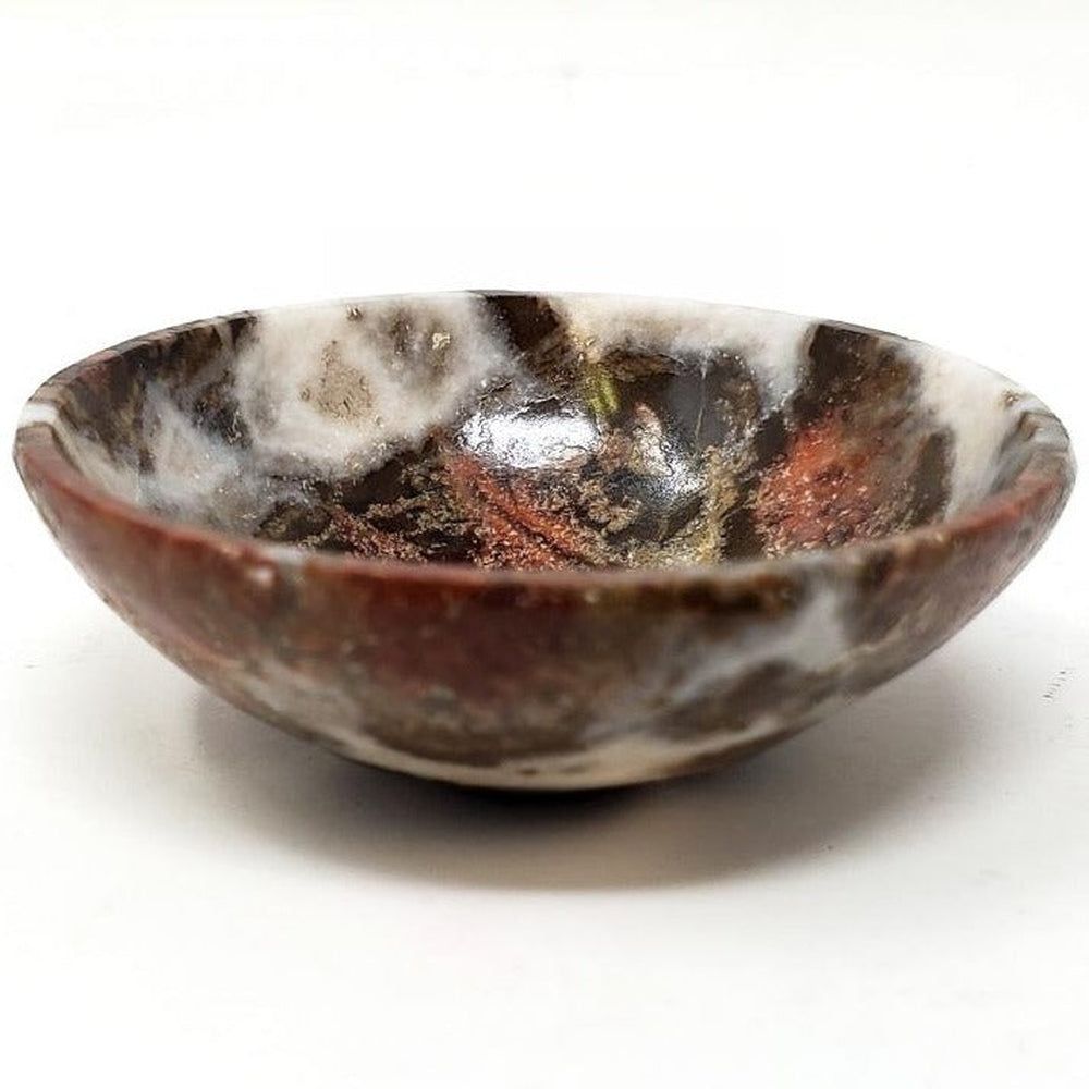 2&quot; Picture Jasper Gemstone Bowl, SKU Bowl-2P-Jasper, UPC 700317307211