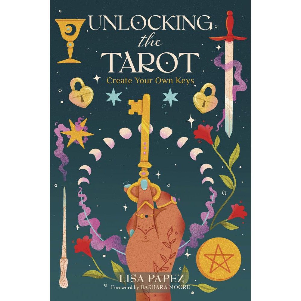 Unlocking the Tarot by Lisa Papez, Barbara Moore, SKU LW2339, UPC 700317394143