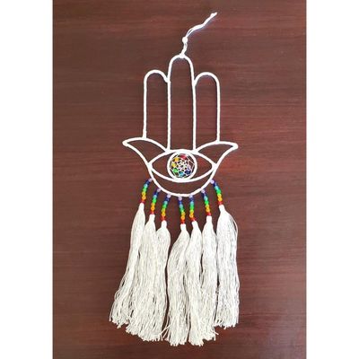 19&quot; Dream Catcher - Hamsa Hand Evil Eye, SKU S08-41-DC91, UPC 700317383550