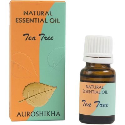 10 ml Auroshikha Essential Oil - Tea Tree, SKU K01-05-AO-TT, UPC 700317395829
