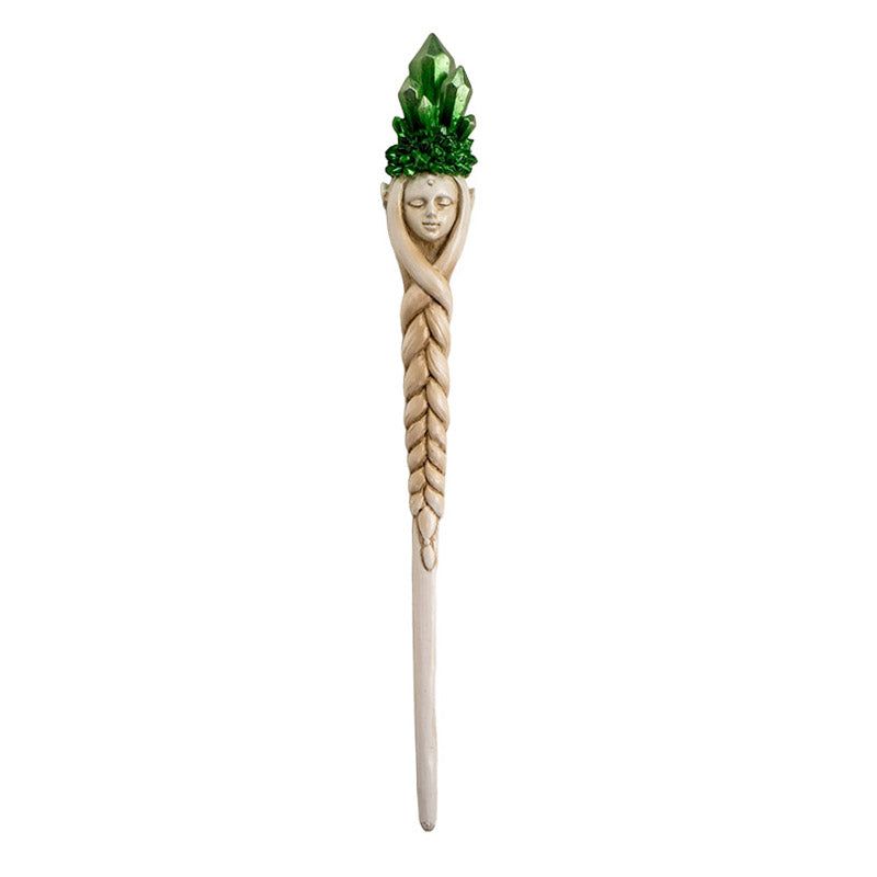 9.5&quot; Mystical Wand - Crystal Goddess, SKU PG-15661, UPC 700317387459
