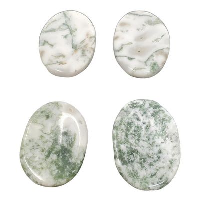 Worry Stone - Tree Agate, SKU U00-38-WOST-38-1, UPC 700317382157