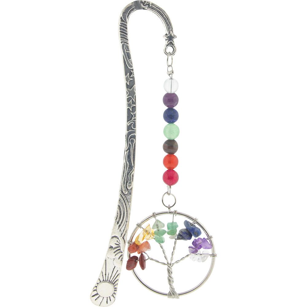 Metal Bookmark with Tree of Life - Chakra, SKU KH-09003, UPC 700317353843