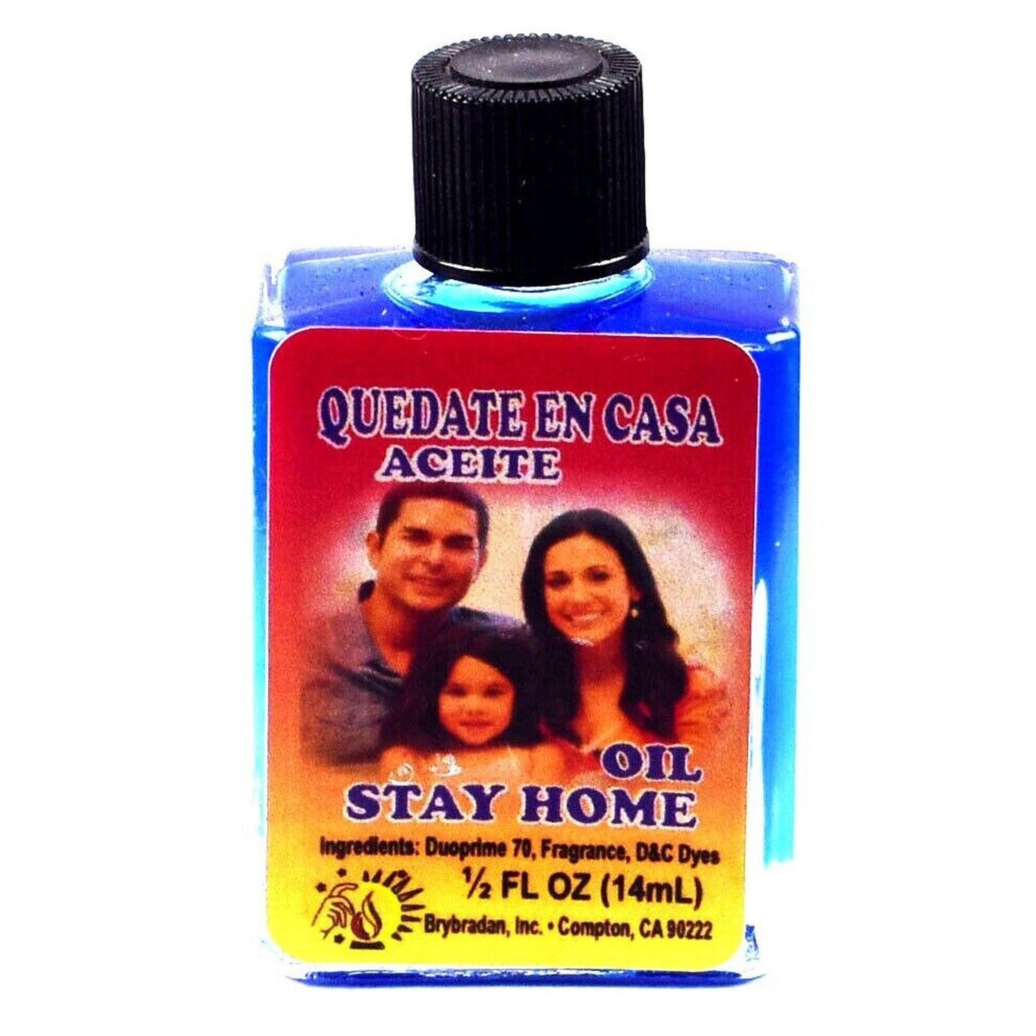 1/2 oz Brybradan Spiritual Oil - Stay Home, SKU RM-UNK287162, UPC 700317363330