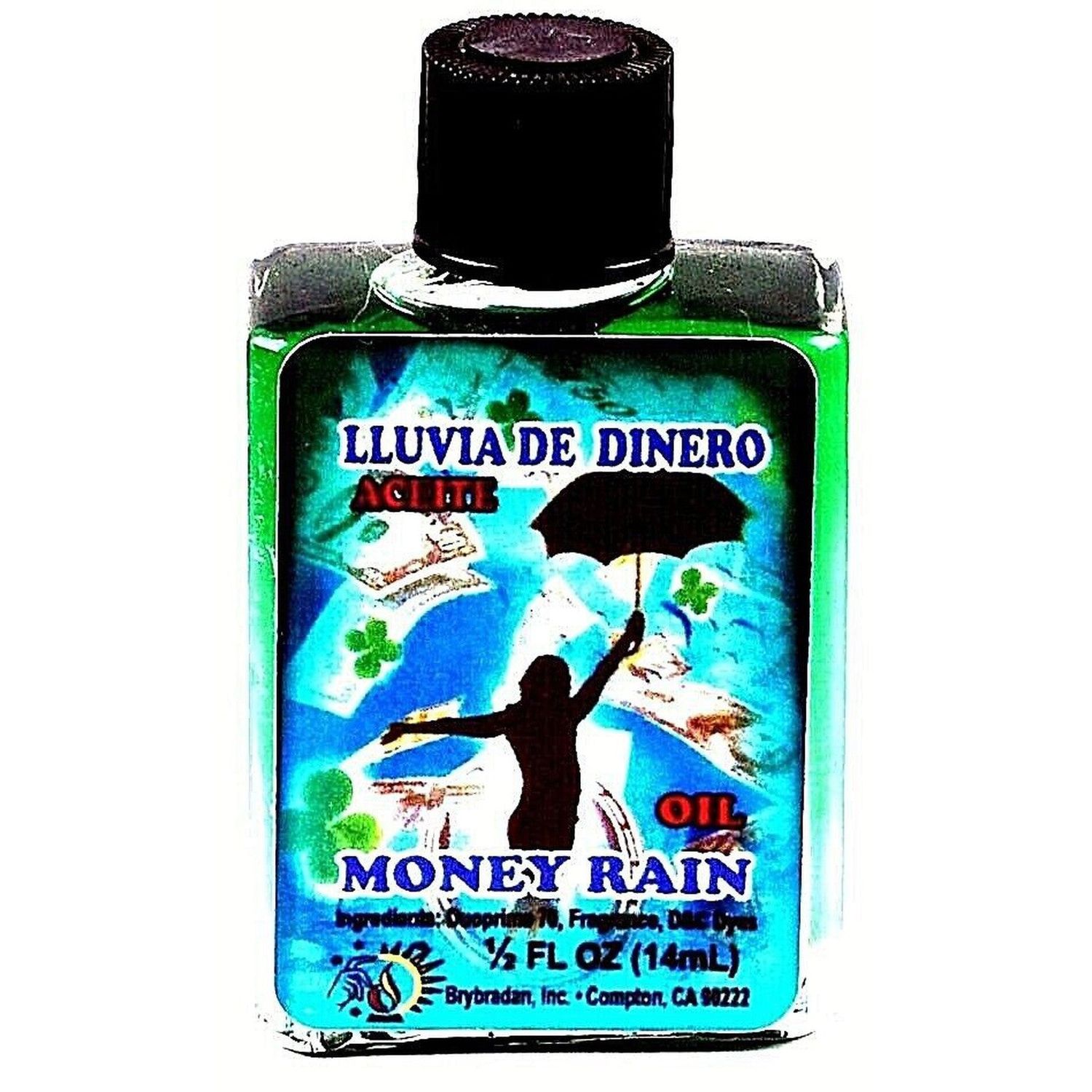 1/2 oz Brybradan Spiritual Oil - Money Rain, SKU RM-287599, UPC 700317362760
