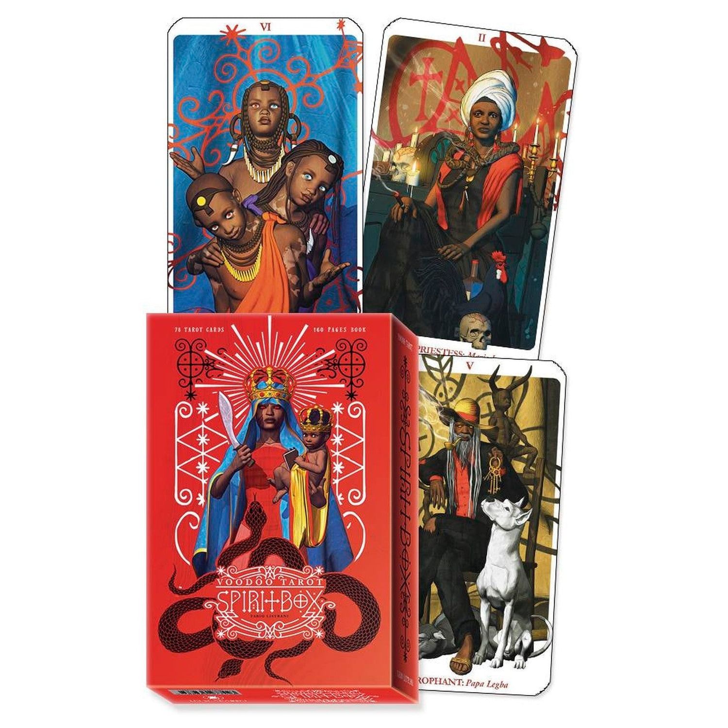 Voodoo Tarot: Spirit Box Kit by Fabio Listrani, SKU LW2355, UPC 700317396567