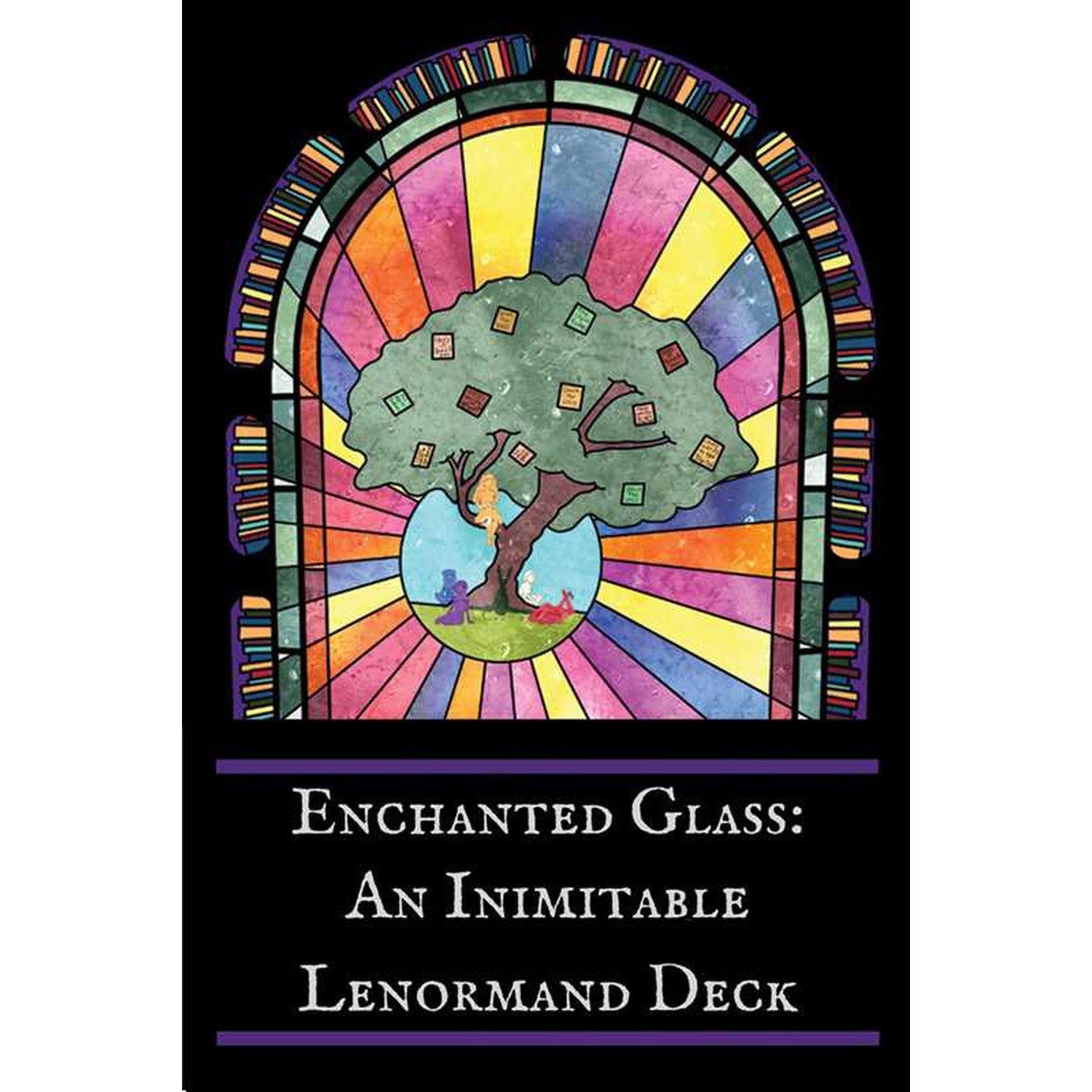 Enchanted Glass: An Inimitable Lenormand Deck by  Veronica King, SKU SS-393, UPC 700317411840