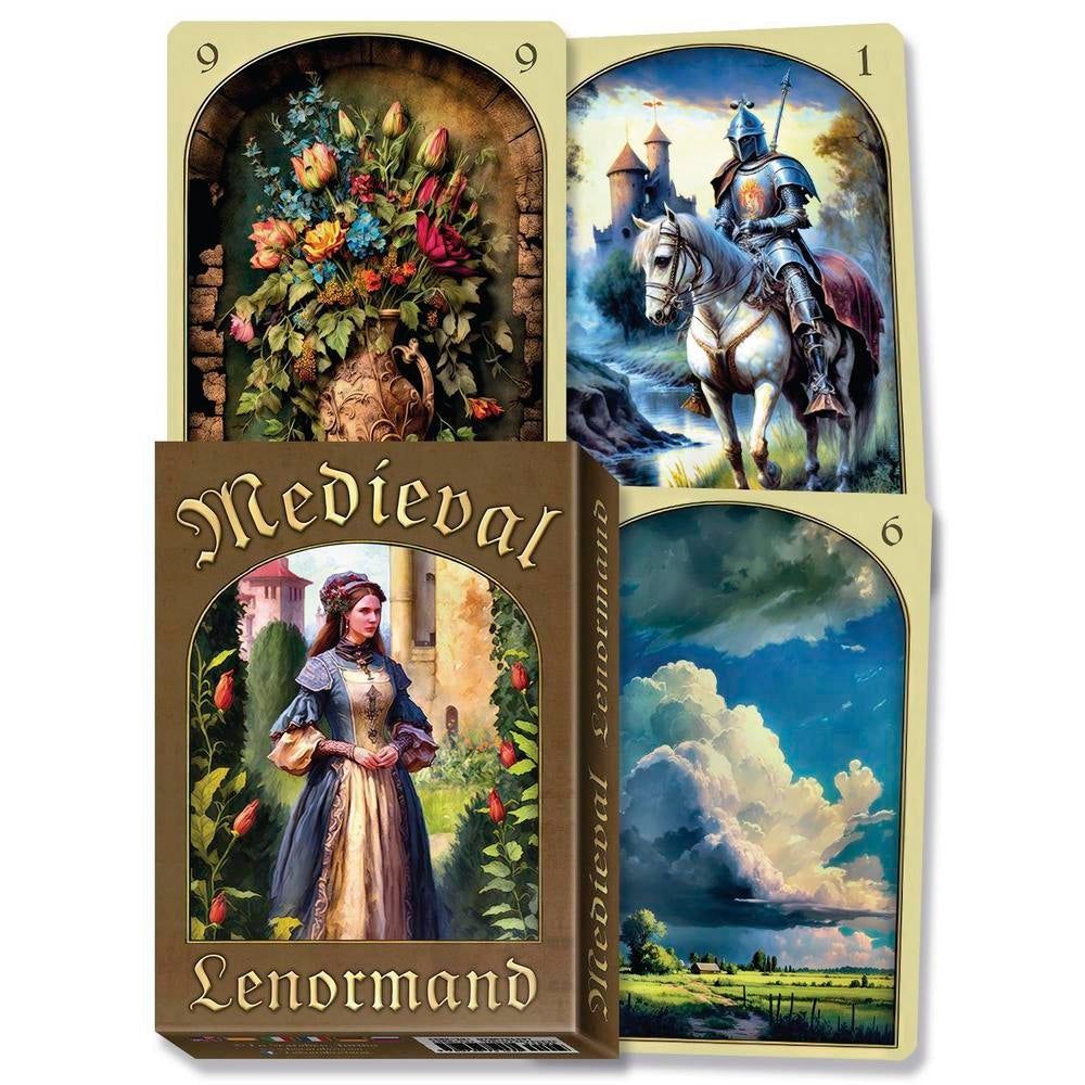 Medieval Lenormand Oracle by Arturo Villone, SKU LW2360, UPC 700317396611