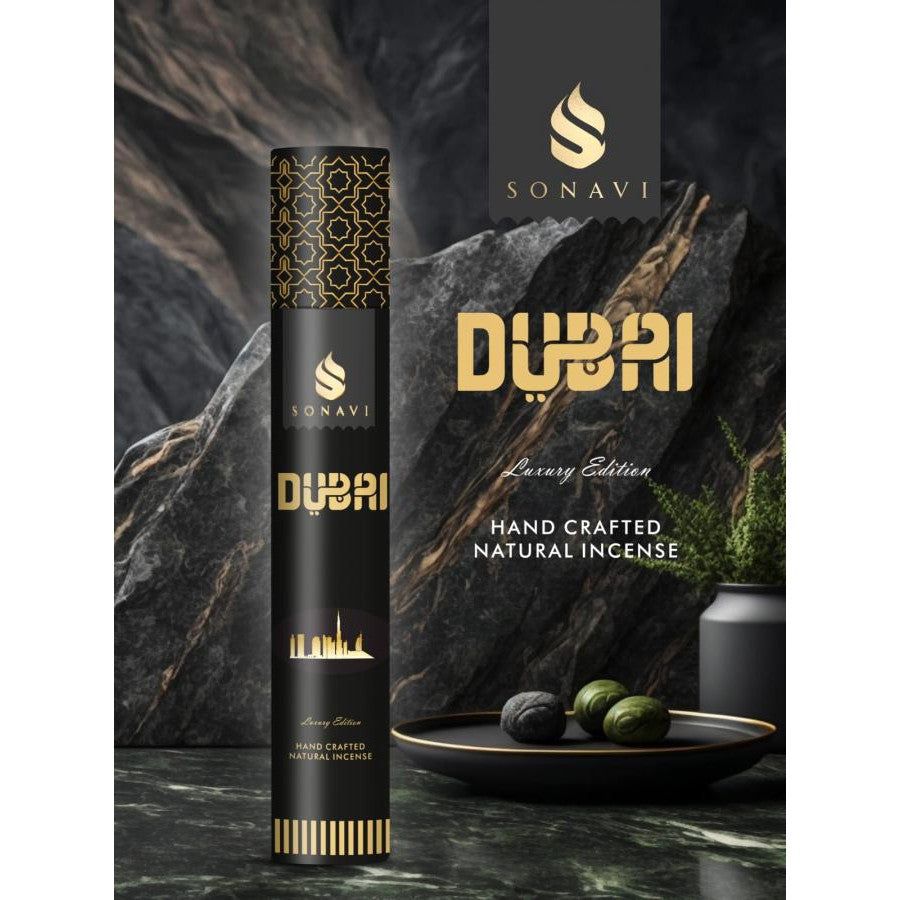 SONAVI Luxury Edition Incense Sticks - Dubai Bahkoor (50 Grams), SKU SA-DB50, UPC 700317380610