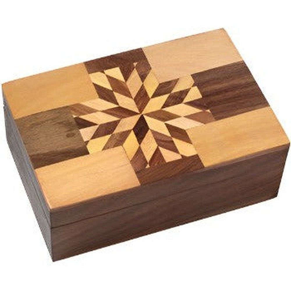 4&quot; x 6&quot; Spirit Guide Wood Box, SKU G07-04-B46I, UPC 700317383819