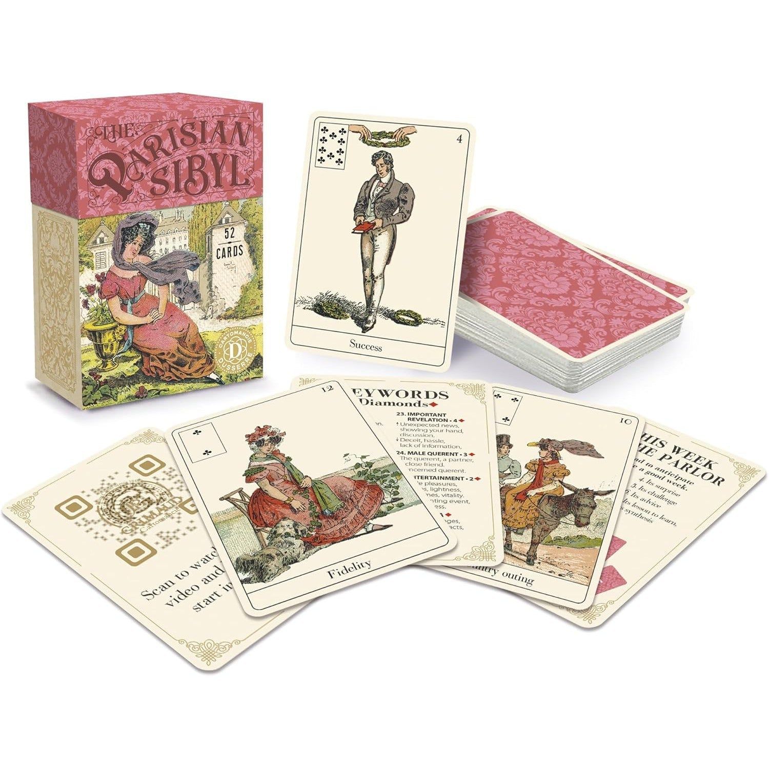 The Parisian Sibyl Deck by Jean-Jacques Grandville, SKU UG-TPS67, UPC 700317411802