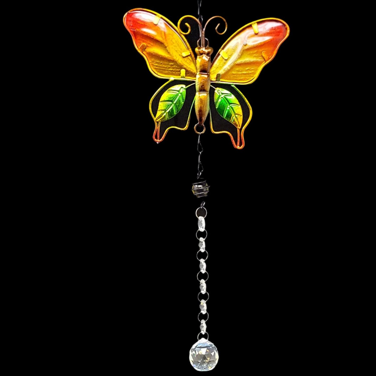 15&quot; Sun Catcher - Colorful Butterfly, SKU SCWH-29, UPC 700317417453