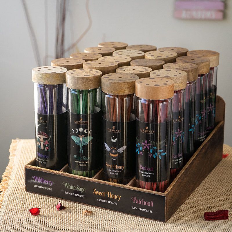 Dark Forest Glass Incense Display Set (20 Packs of 30 Sticks), SKU PG-15450, UPC 700317355946