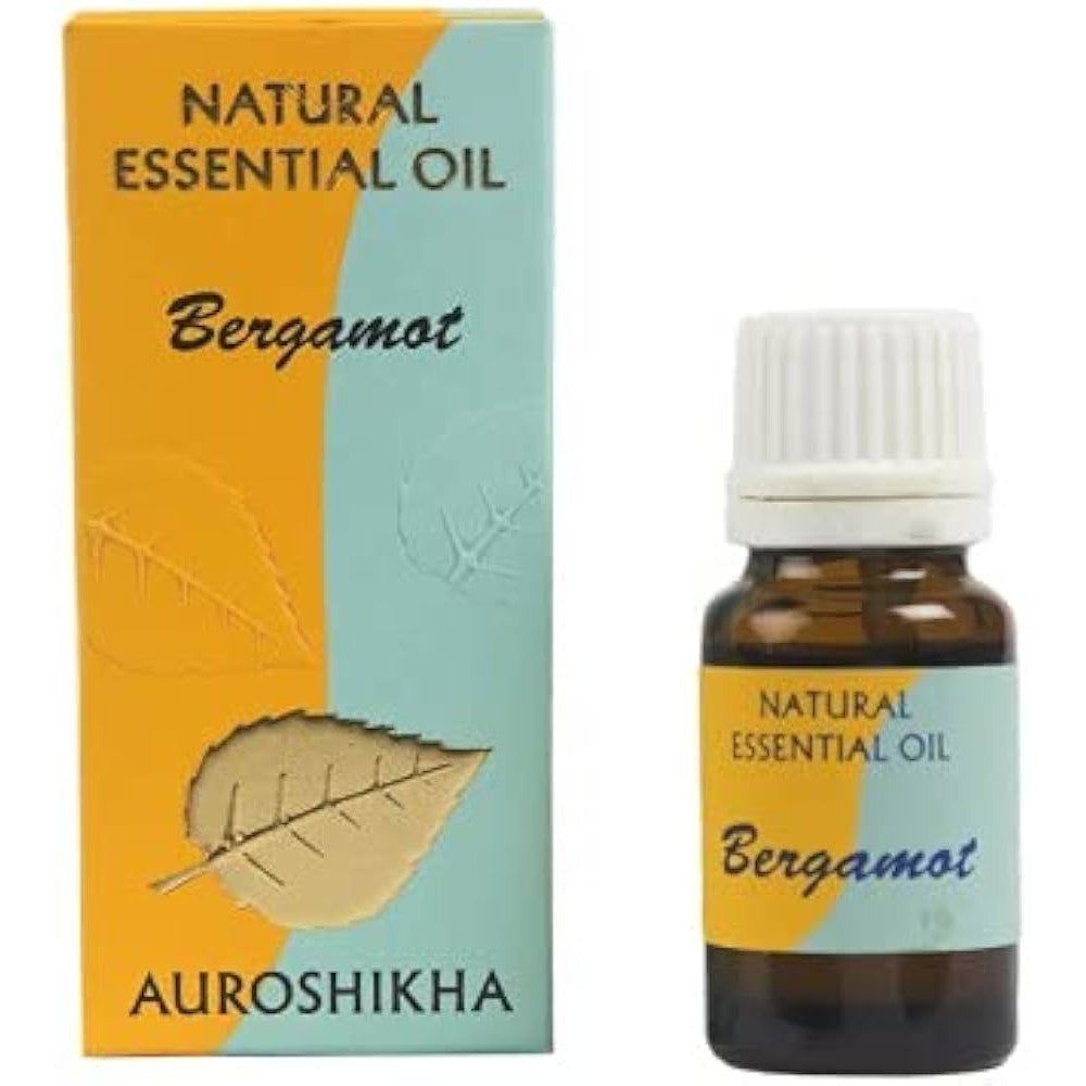 10 ml Auroshikha Essential Oil - Bergamot, SKU H06-105-AO-B, UPC 700317395874