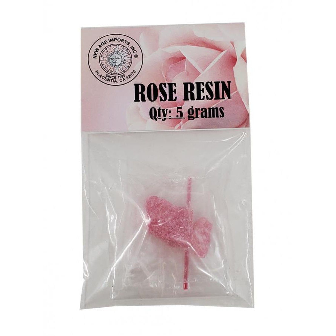 Rose Resin 5 Grams, SKU H07-094-RS05, UPC 700317313908