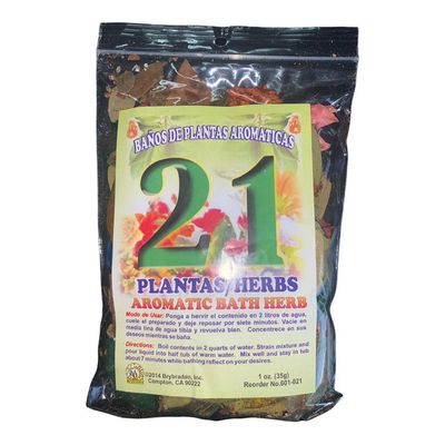 Brybradan Aromatic Bath Herbs - 21 Herbs, SKU RM-601021, UPC 700317365136