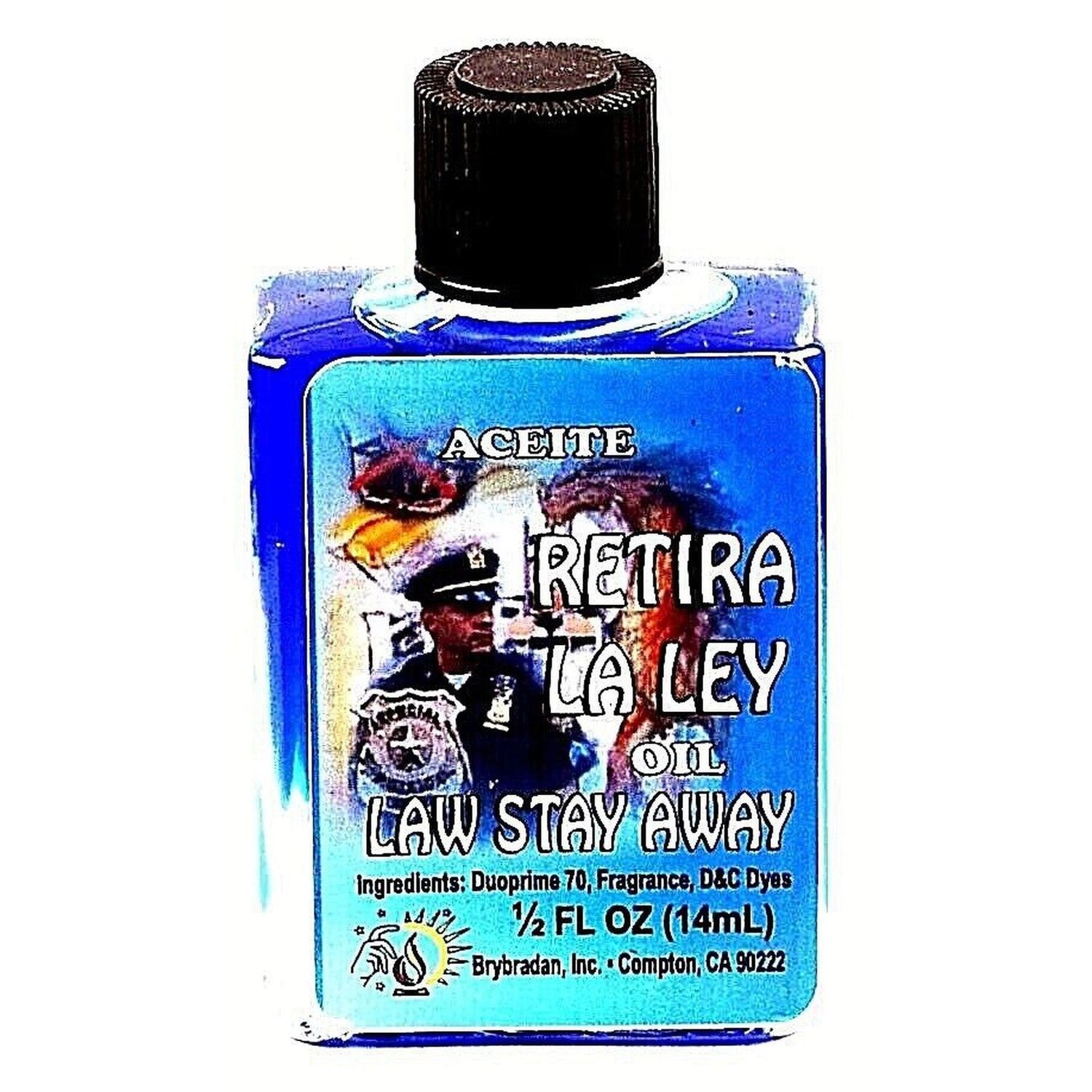 1/2 oz Brybradan Spiritual Oil - Law Stay Away, SKU RM-287630, UPC 700317362593