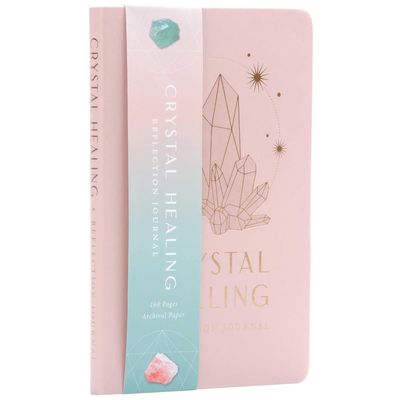 Crystal Healing Reflection Journal by Uma Silbey, SKU BB-214, UPC 700317417682