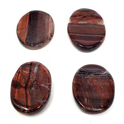 Worry Stone - Red Tiger&#39;s Eye, SKU U00-28-WOST-28-1, UPC 700317382225