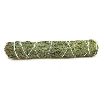 8-9&quot; Cedar Smudge Stick, SKU N02-04-CSW7, UPC 700317378204