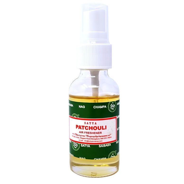 30 ml Satya Air Freshener - Patchouli, SKU I08-PAAF, UPC 700317377832